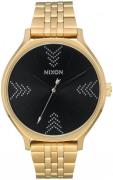 Nixon Dameklokke A12492879-00 Sort/Gulltonet stål Ø38 mm