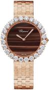 Chopard Dameklokke 10A419-5023 Diamond Hour Brun/18 karat rosé gull