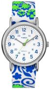 Timex Dameklokke TW2P90300 Weekender Hvit/Tekstil Ø38 mm