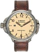 U-Boat Herreklokke 7470 Capsule Beige/Lær Ø50 mm