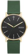 Skagen Herreklokke SKW6861 Signatur Sort/Lær Ø40 mm