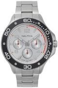 Nautica Herreklokke NAPP25005 Sølvfarget/Stål Ø48 mm