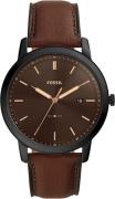 Fossil Herreklokke FS5841 The Minimalist Brun/Lær Ø44 mm