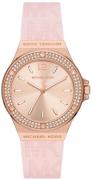 Michael Kors Dameklokke MK7282 Lennox Rosa/PVC (Polyvinylklorid) Ø37