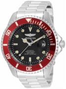 Invicta Herreklokke 35854 Pro Diver Sort/Stål Ø47 mm