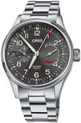 Oris Herreklokke 01 114 7746 4063-Set 8 22 19 Aviation Grå/Stål