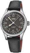 Oris 01 754 7749 4064-07 5 17 65 Aviation Sort/Lær Ø36 mm