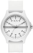 Armani Exchange Herreklokke AX2424 Hampton Hvit/Gummi Ø46 mm