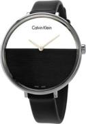 Calvin Klein Dameklokke K7A231C3 Round Flerfarget/Lær Ø38 mm