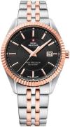 Swiss Military Herreklokke SM34065.06 Chrono Sort/Rose-gulltonet