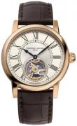 Frederique Constant Herreklokke FC-930EM3H9 Classics Sølvfarget/Lær