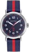 Nautica Dameklokke NAPWLF922 Blå/Tekstil Ø40 mm