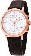 Tissot Herreklokke T122.417.36.011.00 Carson Hvit/Lær Ø41 mm