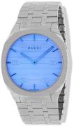 Gucci 25H Dameklokke YA163408 Blå/Stål Ø38 mm