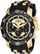 Invicta Herreklokke 28754 Pro Diver Flerfarget/Gulltonet stål Ø50 mm