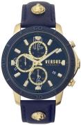 Versus by Versace Herreklokke VSPHJ0220 Bicocca Blå/Lær Ø48 mm