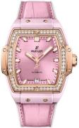 Hublot Dameklokke 665.RO.891P.LR.1204 Big Bang 39Mm Rosa/Gummi