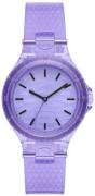 DKNY Dameklokke NY6644 Chambers Lilla/Gummi Ø36 mm