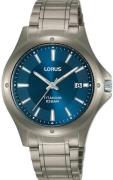 Lorus Herreklokke RG871CX9 Classic Blå/Titan Ø37 mm