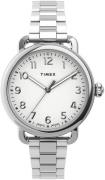 Timex Dameklokke TW2U13700 Standard Hvit/Stål Ø34 mm