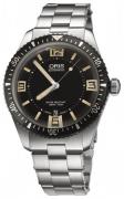 Oris Herreklokke 01 733 7707 4064-07 8 20 18 Diving Sort/Stål Ø40 mm