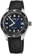 Oris Herreklokke 01 733 7747 4055-07 4 17 18 Diving Blå/Gummi Ø36 mm