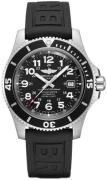 Breitling Herreklokke A17392D71B1S2 Superocean Ii 44 Sort/Gummi Ø44