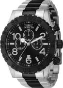 Invicta Herreklokke 40606 Specialty Sort/Stål Ø50 mm