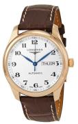 Longines Herreklokke L2.755.8.78.3 Master Sølvfarget/Lær Ø38.5 mm