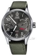 Oris Herreklokke 01 111 7711 4163-Set 5 22 14FC Aviation Grå/Tekstil