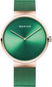 Bering 14539-868 Classic Grønn/Rose-gulltonet stål Ø39 mm