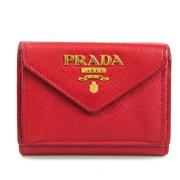 Pre-owned Rød Prada-lommebok i skinn