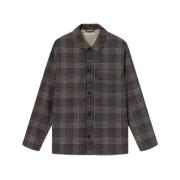 Clive Plaid Woolen Overshirt