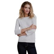 Clarissa Langarmet T-skjorte - Hvit