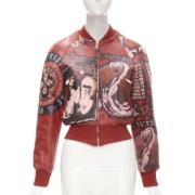 Pre-owned Rød skinn Dolce ; Gabbana jakke