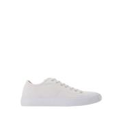 Hvite Canvas Ballow Tag Trainers