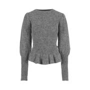 Nala Alpaca Sweater - Grey Melange