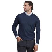 Mid Blue Alcantara E-Patch Crewneck Sweater