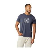 Navy Clean Cut Tanner Tee T-Skjorter & Poloshirt
