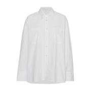 Oversized Poplin White Shirt