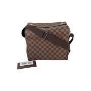 Brukt Louis Vuitton Damier Ebene Canvas Naviglio Skulderveske