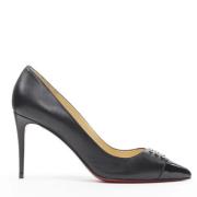 Pre-owned Svart skinn Christian Louboutin hæler