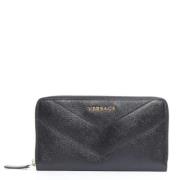 Pre-owned Svart skinn Versace lommebok