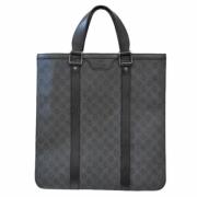 Pre-owned Svart lerret Gucci Tote