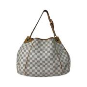 Pre-owned Hvitt lerret Louis Vuitton Galliera