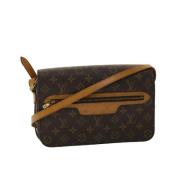 Pre-owned Brunt lerret Louis Vuitton Saint Germain