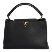 Pre-owned Svart skinn Louis Vuitton Capucines