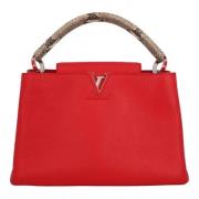 Pre-owned Rødt skinn Louis Vuitton Capucines