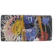 Pre-owned Flerfarget skinn Fendi lommebok