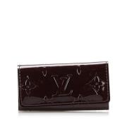 Pre-owned Brunt skinn Louis Vuitton-veske